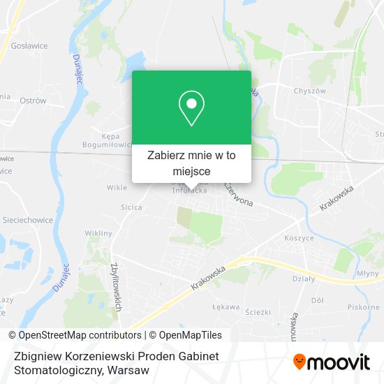 Mapa Zbigniew Korzeniewski Proden Gabinet Stomatologiczny