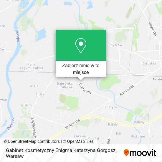 Mapa Gabinet Kosmetyczny Enigma Katarzyna Gorgosz