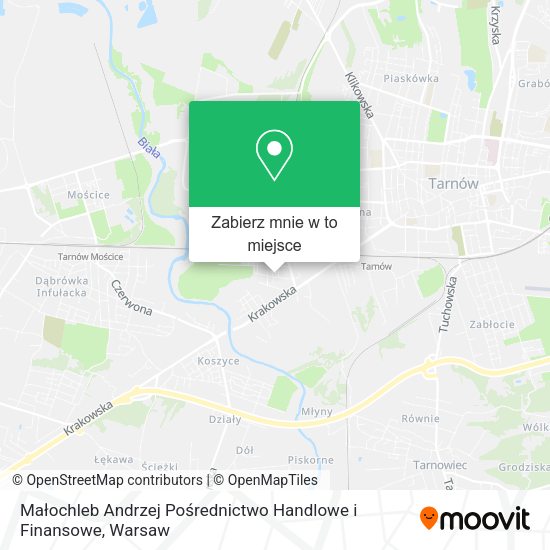 Mapa Małochleb Andrzej Pośrednictwo Handlowe i Finansowe