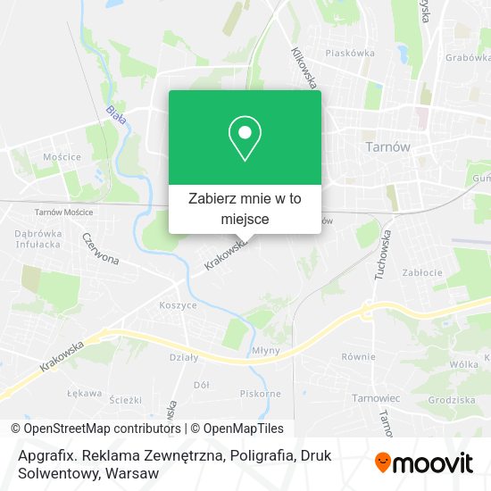 Mapa Apgrafix. Reklama Zewnętrzna, Poligrafia, Druk Solwentowy