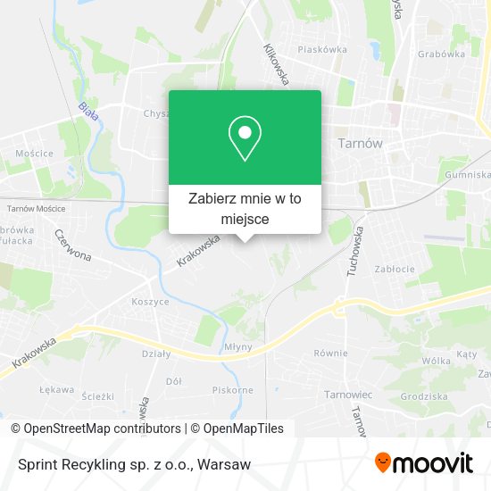 Mapa Sprint Recykling sp. z o.o.