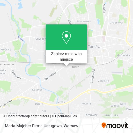 Mapa Maria Majcher Firma Usługowa