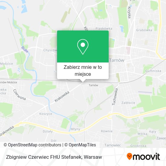 Mapa Zbigniew Czerwiec FHU Stefanek