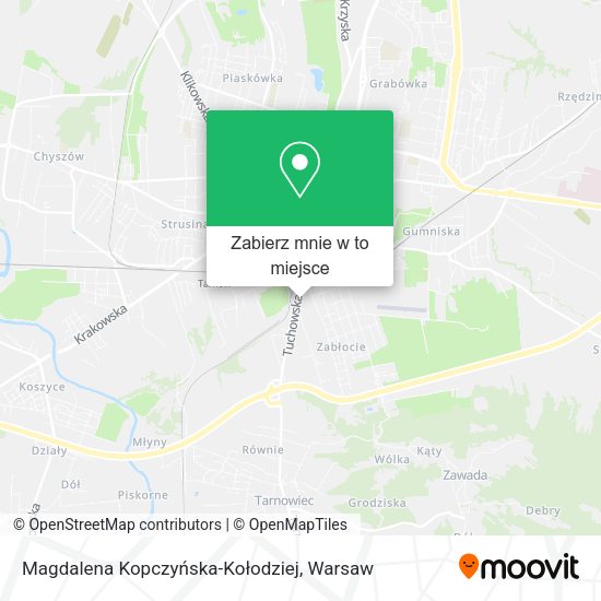 Mapa Magdalena Kopczyńska-Kołodziej