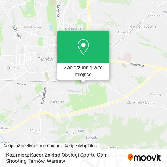 Mapa Kazimierz Kacer Zakład Obsługi Sportu Com-Shooting Tarnów