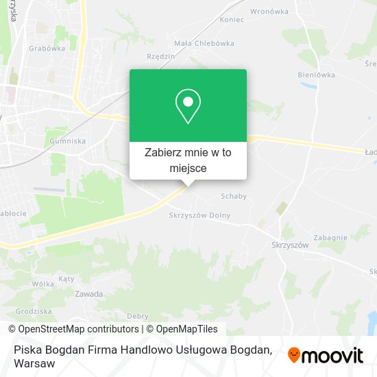 Mapa Piska Bogdan Firma Handlowo Usługowa Bogdan