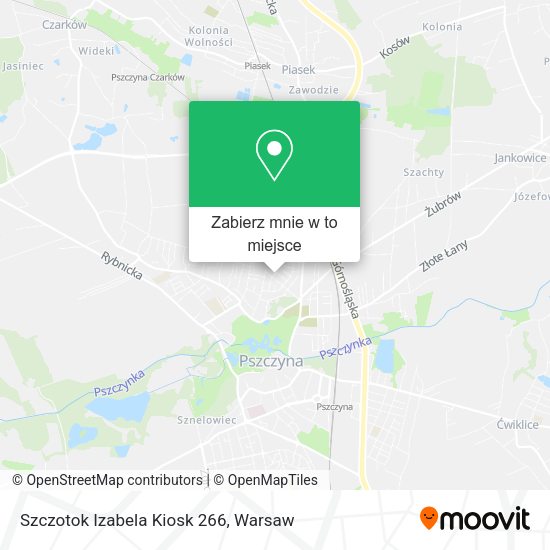 Mapa Szczotok Izabela Kiosk 266