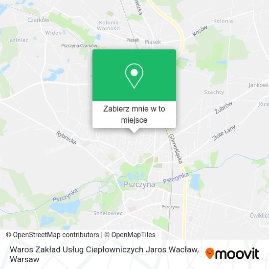 Mapa Waros Zakład Usług Ciepłowniczych Jaros Wacław