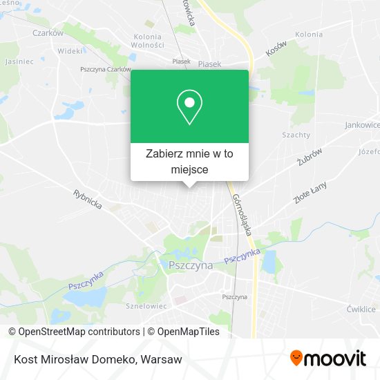 Mapa Kost Mirosław Domeko