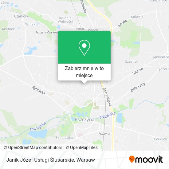 Mapa Janik Józef Usługi Ślusarskie