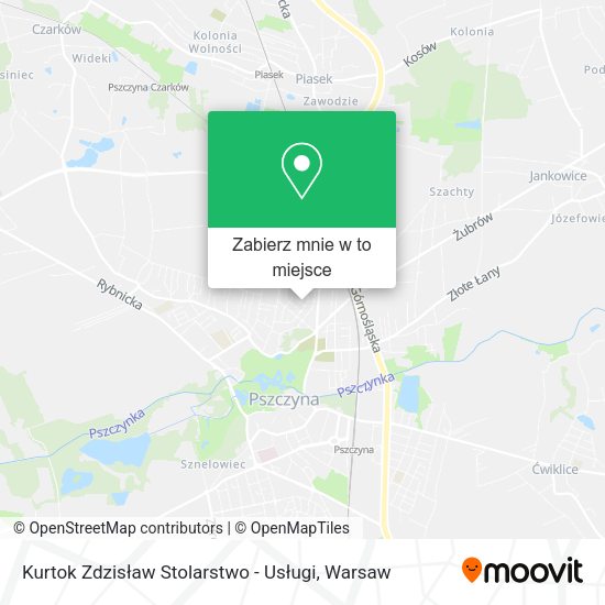 Mapa Kurtok Zdzisław Stolarstwo - Usługi