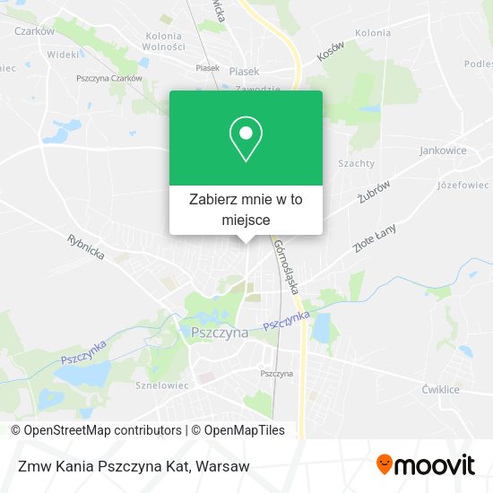 Mapa Zmw Kania Pszczyna Kat