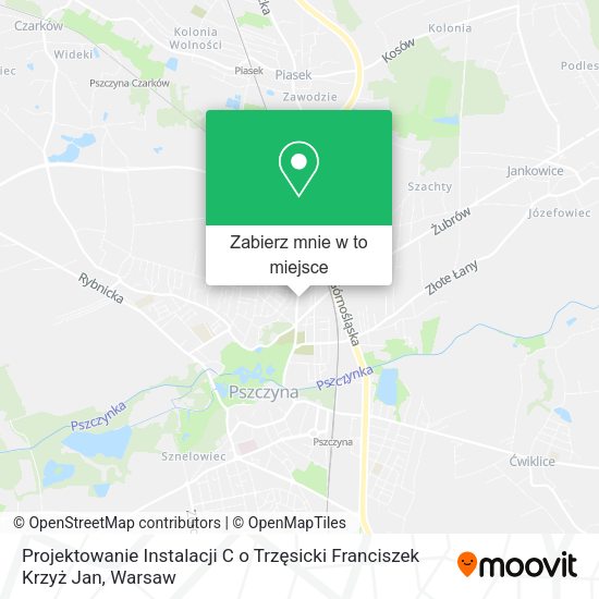 Mapa Projektowanie Instalacji C o Trzęsicki Franciszek Krzyż Jan