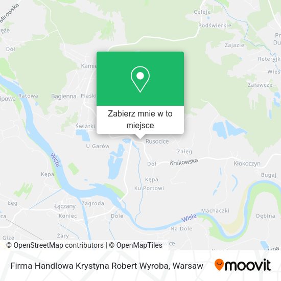 Mapa Firma Handlowa Krystyna Robert Wyroba