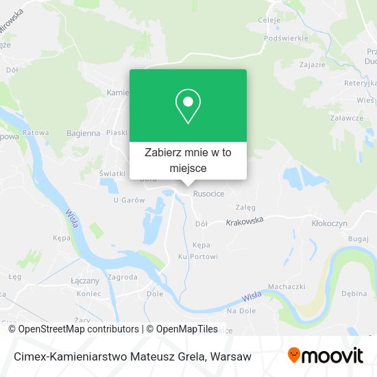 Mapa Cimex-Kamieniarstwo Mateusz Grela