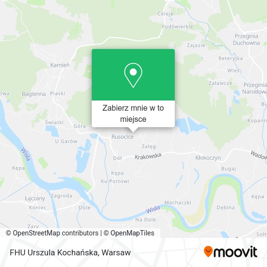 Mapa FHU Urszula Kochańska