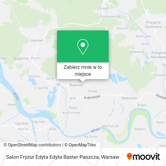 Mapa Salon Fryzur Edyta Edyta Baster-Paszcza