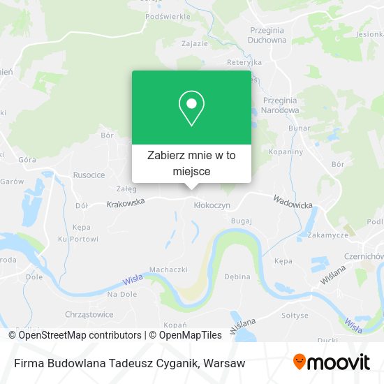 Mapa Firma Budowlana Tadeusz Cyganik