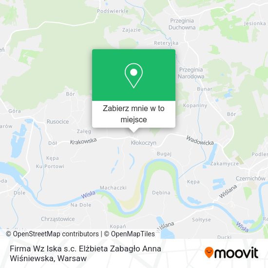 Mapa Firma Wz Iska s.c. Elżbieta Zabagło Anna Wiśniewska