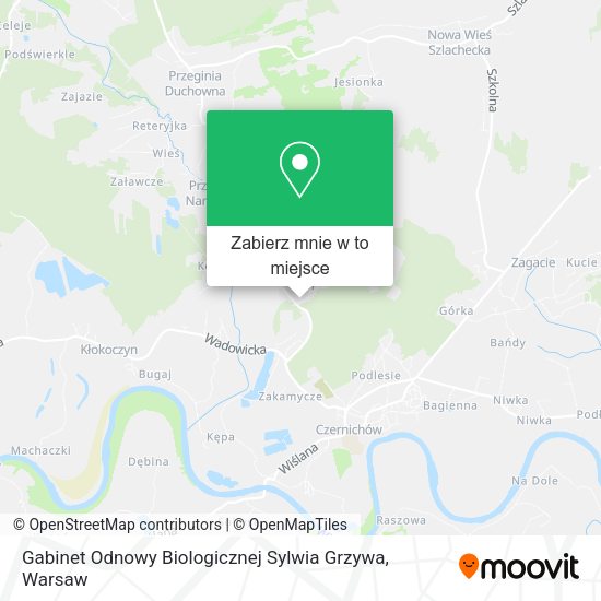 Mapa Gabinet Odnowy Biologicznej Sylwia Grzywa