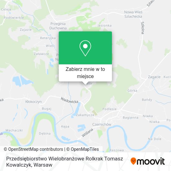 Mapa Przedsiębiorstwo Wielobranżowe Rolkrak Tomasz Kowalczyk