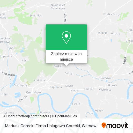 Mapa Mariusz Gorecki Firma Uslugowa Gorecki