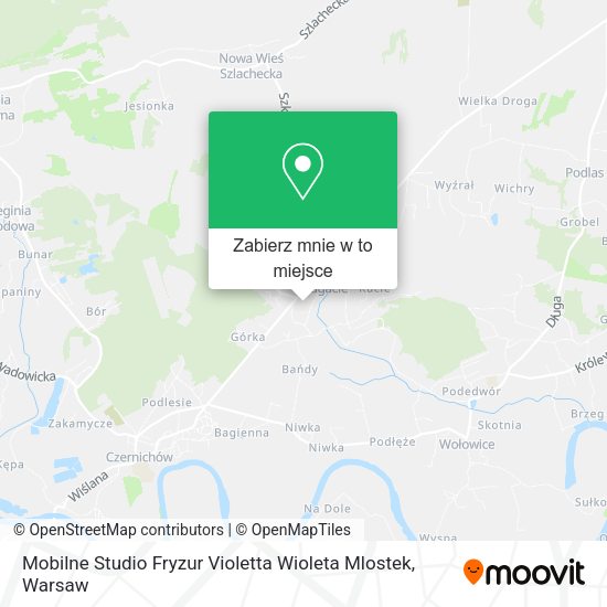 Mapa Mobilne Studio Fryzur Violetta Wioleta Mlostek