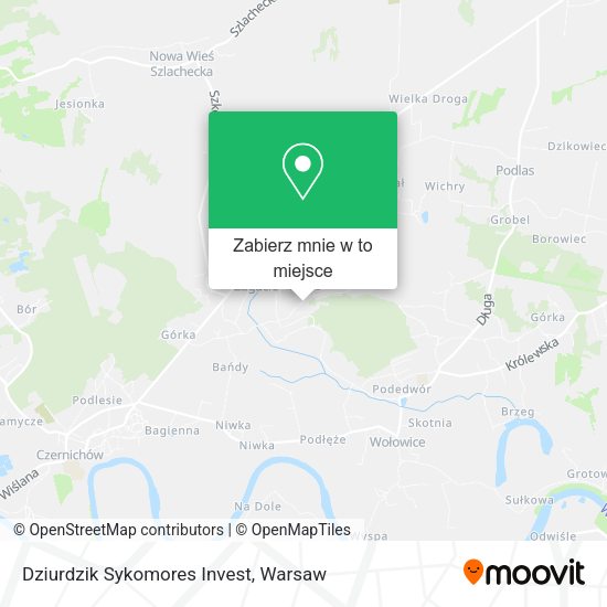 Mapa Dziurdzik Sykomores Invest