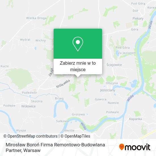 Mapa Mirosław Boroń Firma Remontowo-Budowlana Partner