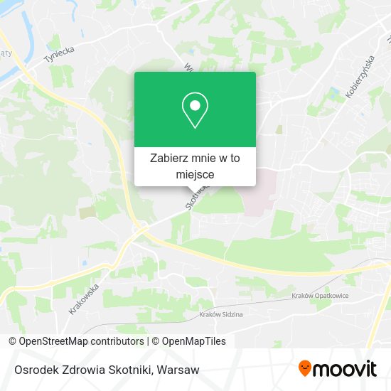 Mapa Osrodek Zdrowia Skotniki