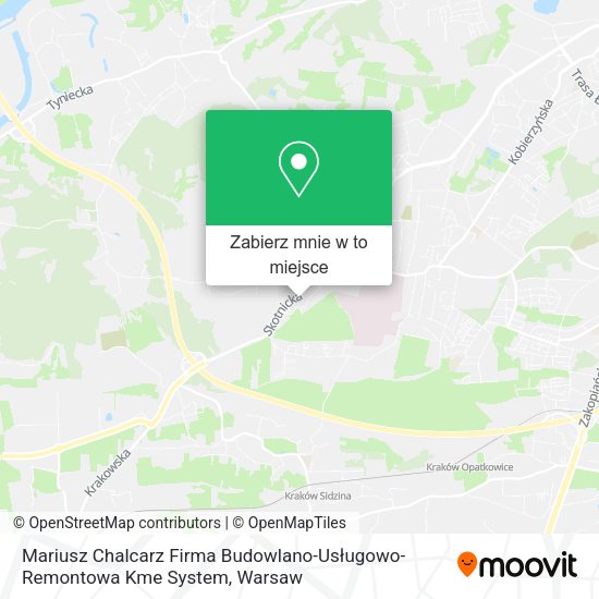 Mapa Mariusz Chalcarz Firma Budowlano-Usługowo-Remontowa Kme System