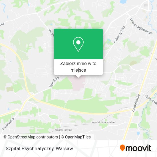 Mapa Szpital Psychriatyczny