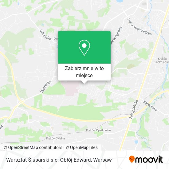 Mapa Warsztat Ślusarski s.c. Obłój Edward