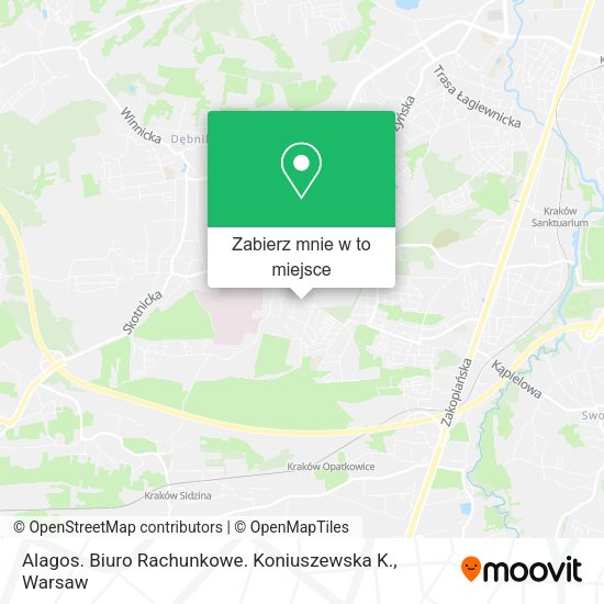 Mapa Alagos. Biuro Rachunkowe. Koniuszewska K.