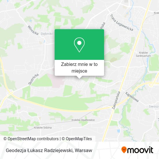 Mapa Geodezja Łukasz Radziejewski