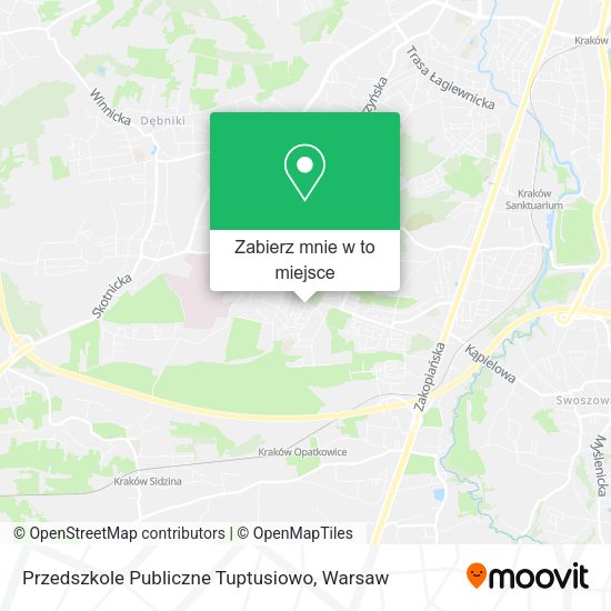 Mapa Przedszkole Publiczne Tuptusiowo