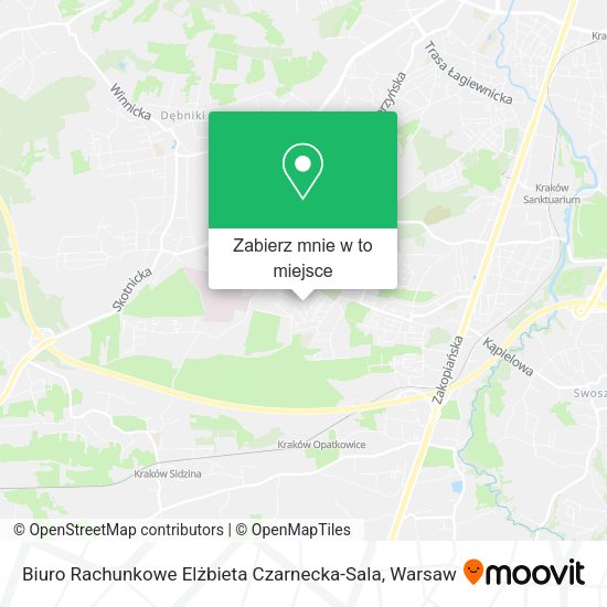 Mapa Biuro Rachunkowe Elżbieta Czarnecka-Sala