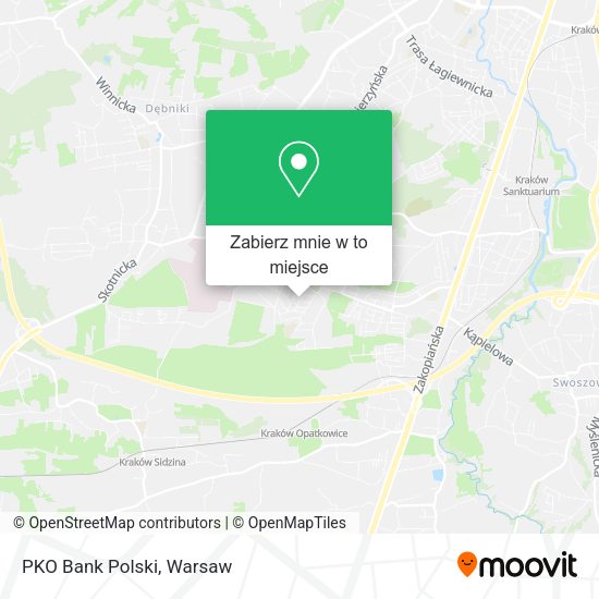 Mapa PKO Bank Polski