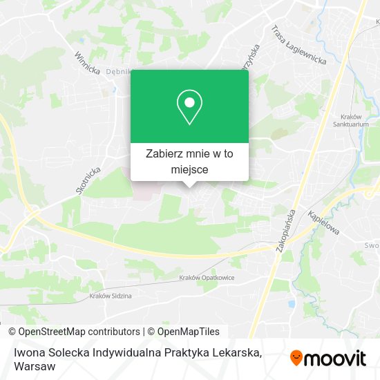 Mapa Iwona Solecka Indywidualna Praktyka Lekarska