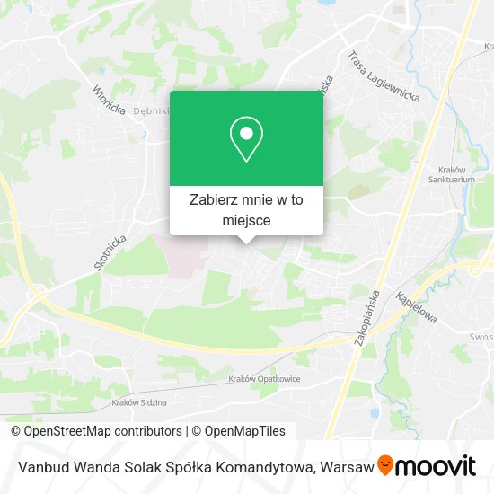 Mapa Vanbud Wanda Solak Spółka Komandytowa