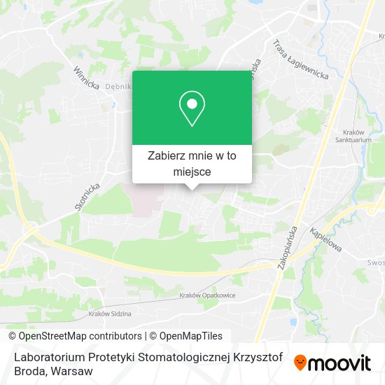 Mapa Laboratorium Protetyki Stomatologicznej Krzysztof Broda