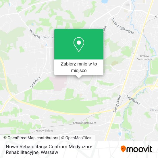 Mapa Nowa Rehabilitacja Centrum Medyczno-Rehabilitacyjne