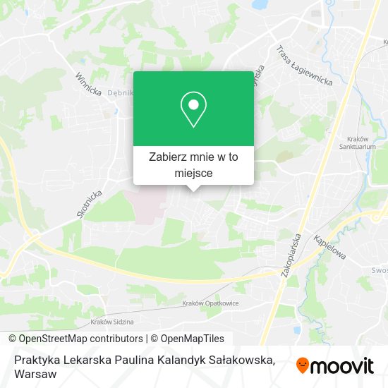 Mapa Praktyka Lekarska Paulina Kalandyk Sałakowska