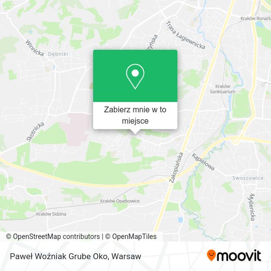 Mapa Paweł Woźniak Grube Oko