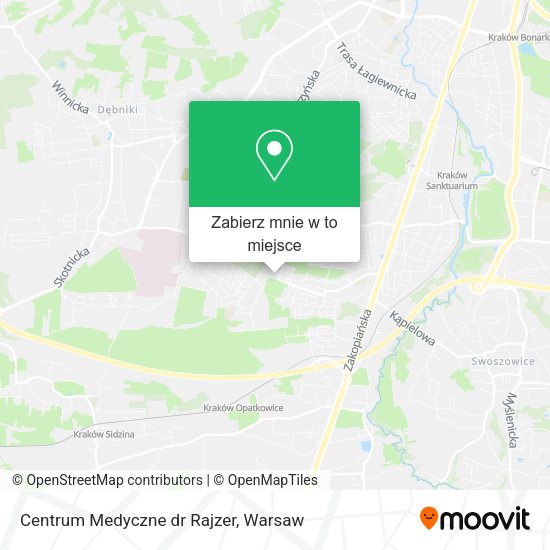 Mapa Centrum Medyczne dr Rajzer