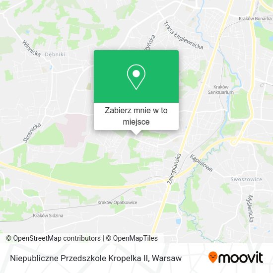 Mapa Niepubliczne Przedszkole Kropelka II