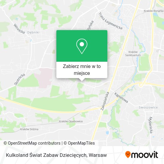 Mapa Kulkoland Świat Zabaw Dziecięcych