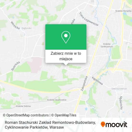 Mapa Roman Stachurski Zakład Remontowo-Budowlany, Cyklinowanie Parkietów