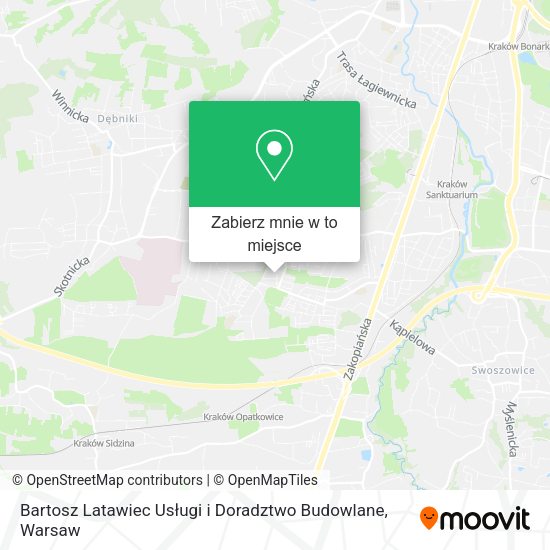 Mapa Bartosz Latawiec Usługi i Doradztwo Budowlane