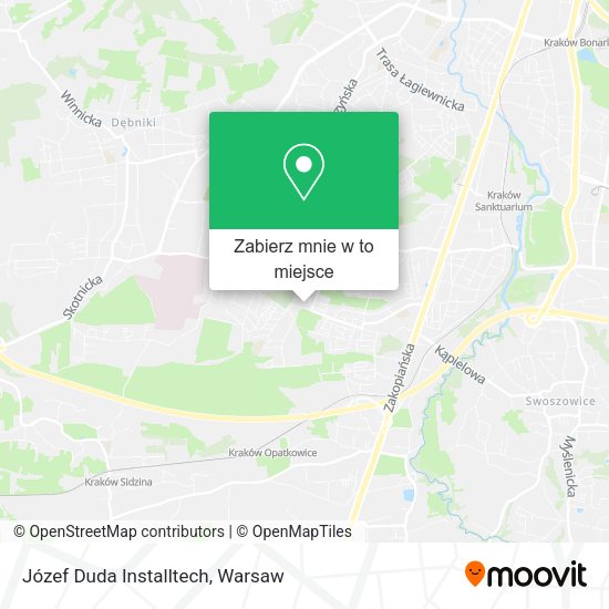 Mapa Józef Duda Installtech